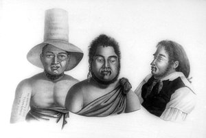 三明治群岛首领的肖像，1819年。