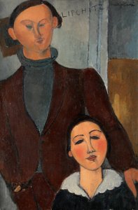 雅克和贝尔特-利普奇茨，1916年。 作者 阿梅代奥·莫迪利亚尼
