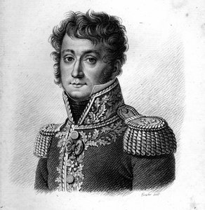 Gilbert Desiree Joseph Bachelu男爵将军。(1777-1849).载于《法国将军肖像》。Ambroise Tardieu于1818年雕刻的。斯泰拉收藏 作者 安布罗斯·塔迪厄（Ambroise Tardieu）
