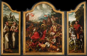 克拉维霍之战，约1525-1550年。 作者 安布罗休斯·本森（Ambrosius Benson）