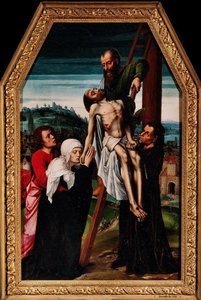 从十字架上下来》，1528年。 作者 安布罗休斯·本森（Ambrosius Benson）