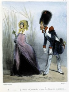 漫画--载于查姆的 "玛德莱娜"，约1870-1880。