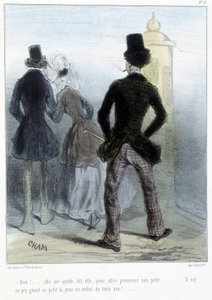 漫画 - 在 Cham 的“”Madeleines”中，v.1870-1880 作者 Amedee de Noe (占婆)