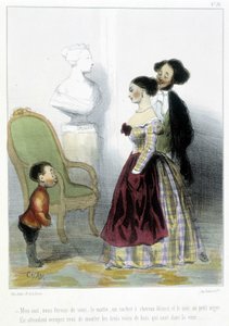 漫画 - 在 Cham 的“”Madeleines”中，v.1870-1880 作者 Amedee de Noe (占婆)