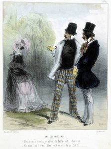 一个熟人 - 在 Cham 的“” Madeleines ”中，v.1870-1880 作者 Amedee de Noe (占婆)