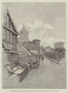 花园和温室，Fairseat House，Highgate 作者 阿梅迪·福雷斯蒂尔