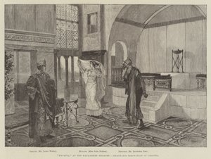Hypatia，在Haymarket剧院，Issachar的Orestes诱惑