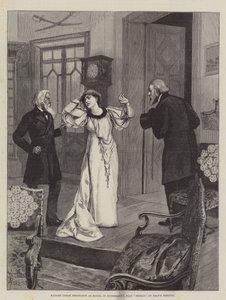 Sarah Bernhardt夫人在Sudermann的戏剧Heimat，在Daly剧院担任Magda