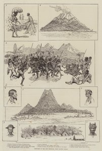 西太平洋新赫布里底群岛的草图 作者 Amedee Forestier