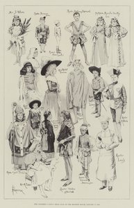 1896年1月7日，Mansion House的儿童化装舞会礼服