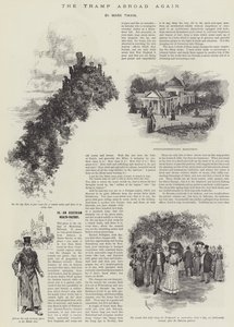 再次出国的流浪汉，由马克吐温