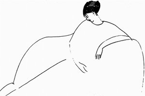 安娜·阿赫玛托娃（Anna Akhmatova），1911年 作者 阿梅代奥·莫迪利亚尼