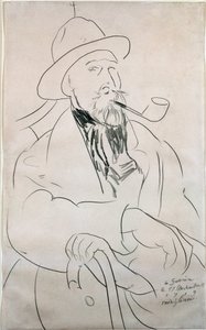 查尔斯古林Charles Guerin的肖像 作者 阿梅代奥·莫迪利亚尼