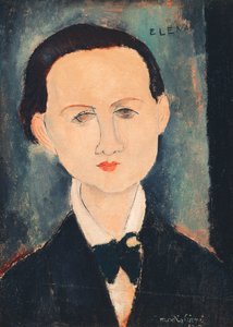 埃琳娜·珀莫兹基（Elena Permozky），1917年 作者 阿梅代奥·莫迪利亚尼