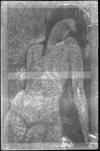 女性裸体，约 1916 年（X 光照片） 作者 阿梅代奥·莫迪利亚尼