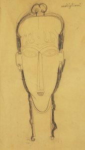 女皇的头饰，1911年 作者 阿梅代奥·莫迪利亚尼