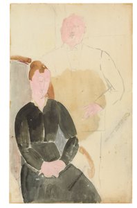 家庭，1915年 作者 阿梅代奥·莫迪利亚尼