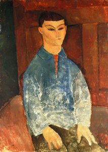 莫伊斯·基斯林（Moise Kisling）坐下，1916年 作者 阿梅代奥·莫迪利亚尼