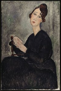 德迪肖像，1918年 作者 阿梅代奥·莫迪利亚尼