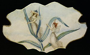 仙女绯闻》，约1860年（纸上水彩和铅笔画） 作者 阿米莉亚·简·默里（Amelia Jane Murray）