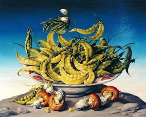 豌豆在碗里