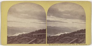 奇尔萨吉山和双头山，从华盛顿山看。