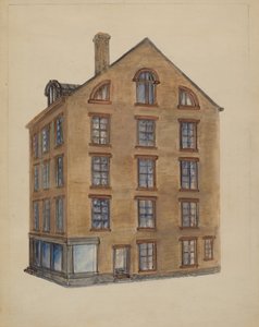 珍珠街和约翰街交界处 作者 美国20世纪