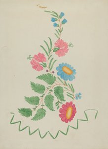 花卉图案 作者 美国20世纪