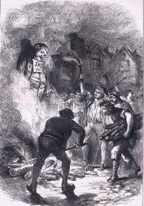 燃烧周杰伦的肖像，插图来自卡塞尔斯美国历史，由Cassell，Petter＆Galpin出版，c.1900