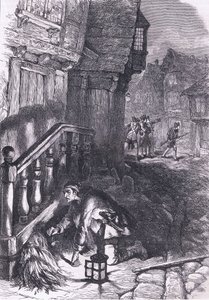 探测燃烧弹，插图来自卡塞尔、佩特和加尔平出版的《美国历史》，约1900年（平板）。 作者 美国英语学校