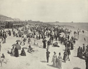 Beach at Atlantic City, New Jersey (b/w photo) 作者 美国摄影师（后）