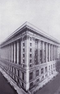 Chicago: City Hall and County Building (b/w photo) 作者 美国摄影师（后）