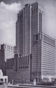 Chicago: The Civic Opera House (b/w photo) 作者 美国摄影师（后）