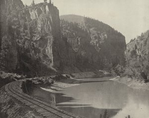 Echo Cliffs, Canyon of the Grand River, Colorado (b/w photo) 作者 美国摄影师（后）