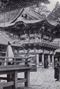 药师佛寺的精彩雕塑（黑白照片 作者 美国摄影师（后）
