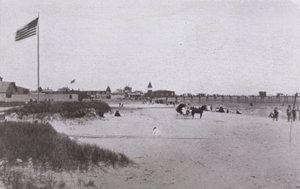 缅因州奥德奥查德海滩海滩场景（黑白照片 作者 美国摄影师（后）