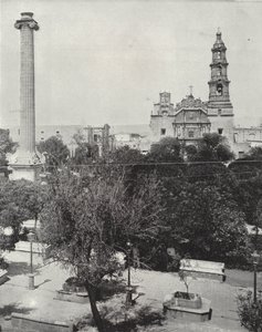 The Plaza Aguas Calientes (b/w photo) 作者 美国摄影师（后）