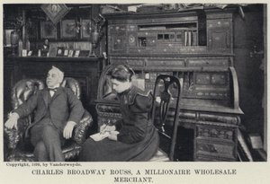 Charles Broadway Rouss, a Millionaire Wholesale Merchant (b/w photo) 作者 美国摄影师