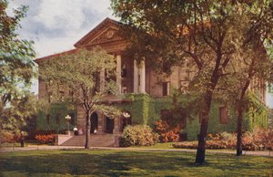 芝加哥：林肯公园科学院（彩色照片） 作者 美国摄影师