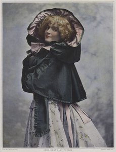 Cora Urquhart Potter，美国女演员（彩色照片）