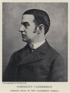 Cornelius Vanderbilt (b/w photo) 作者 美国摄影师