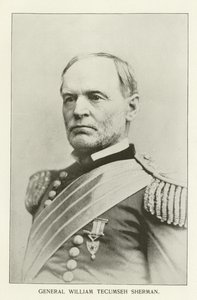 William Tecumseh Sherman将军（黑白照片） 作者 美国摄影师