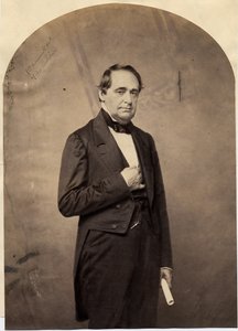 Hannibal Hamlin（1809-91），美国第15任副总统（盐渍打印照片） 作者 美国摄影师