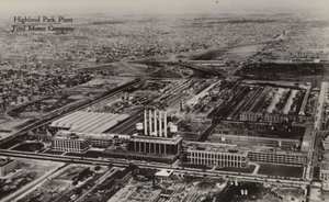 高地公园工厂，福特汽车公司，密歇根州底特律市 作者 美国摄影师