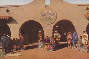 印第安人大楼，新墨西哥州阿尔伯克基（彩色照片） 作者 美国摄影师