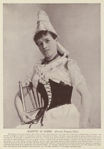 Jeanette le Barre，法国农民女孩