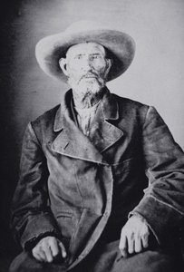 Jim Bridger (1804-81)（黑白照片） 作者 美国摄影师