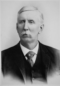 约瑟夫-麦考伊（1837-1915）（黑白照片）。 作者 美国摄影师