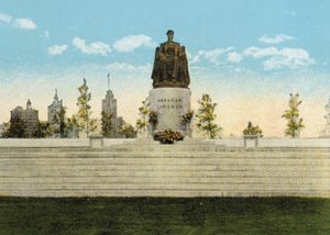 林肯纪念堂在格兰特公园（彩色照片） 作者 美国摄影师