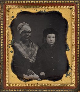 米莉-克雷格（Millie Craig）和弗雷德里克-H-希利（Frederick H. Healey），约 1851 年（照片）。1851 年（照片） 作者 美国摄影师